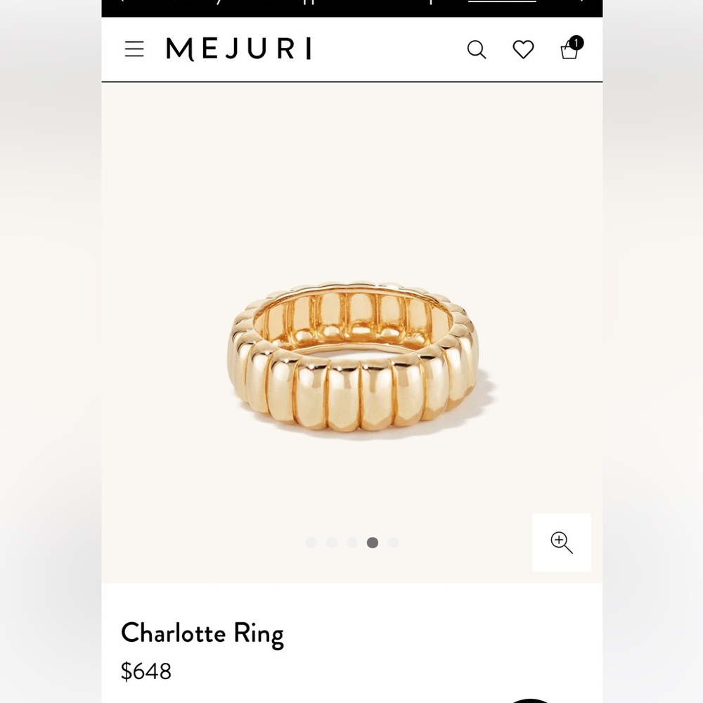 Charolette Ring  - Mejuri - Good condition